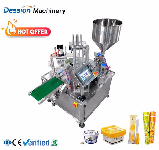 Best Price High Efficiency Sealer Automatic Rotary Type Filling Sealing Packing Machine for Calippo