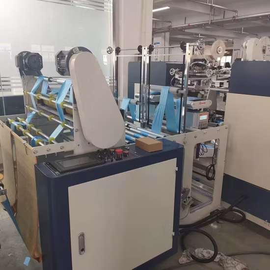 Automatische biologisch abbaubare Kunststoff-PLA-Pbat-Maisstärke-Müllbeutel-Trash-Star-Seal-Beutel-auf-Rollen-Herstellungsmaschine