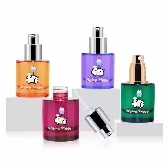 Luxus 30 50 80 G 40 100 120 ml leerer Hautpflegebehälter Lotion Pump Cremetiegel individuelle Glasspray-Kosmetikflaschenverpackung